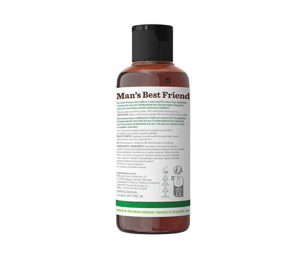 Shampooing et revitalisant pour barbe en formule originale