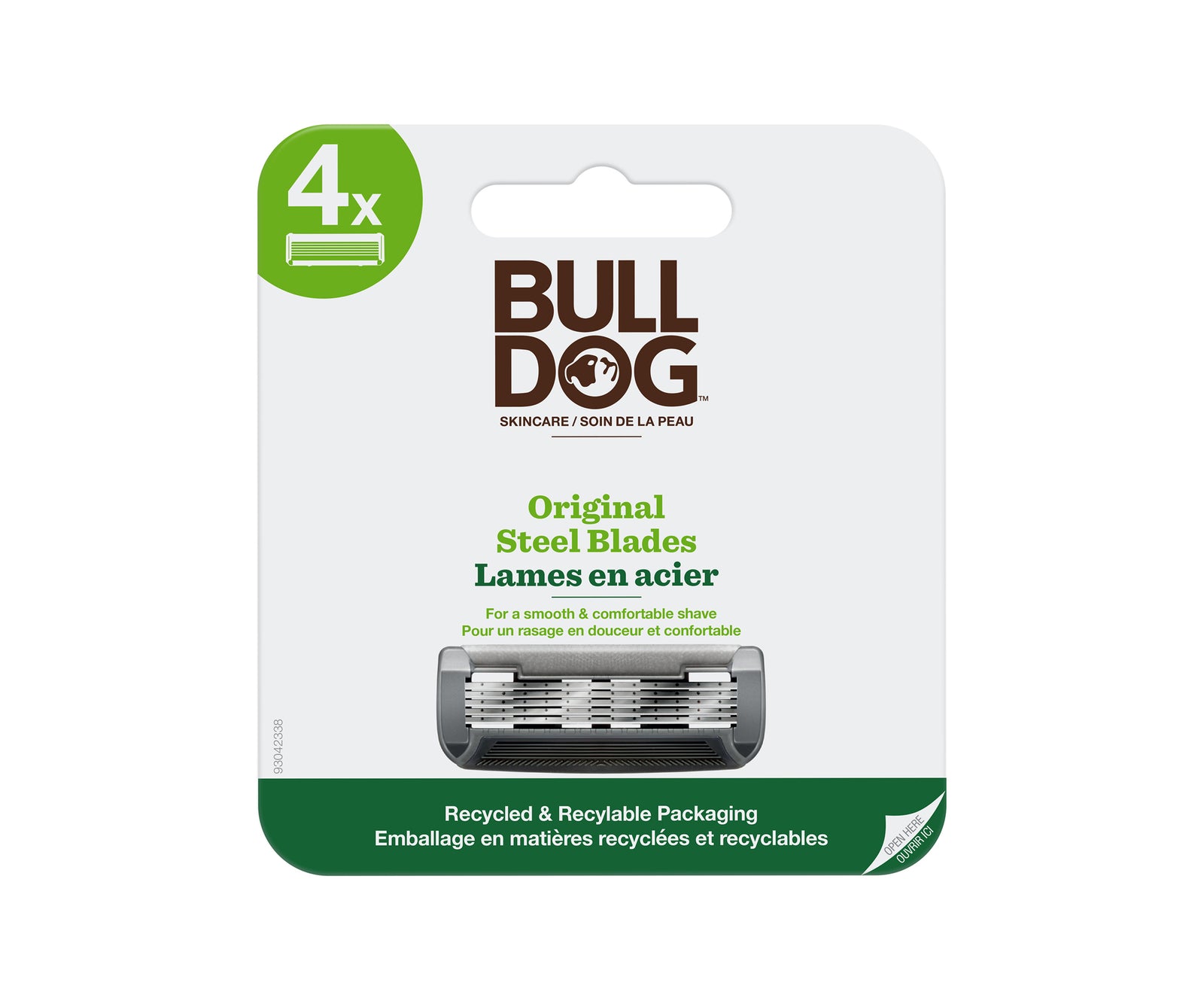 Get smooth with Bulldog Original Razor Refills for men – Bulldog CA